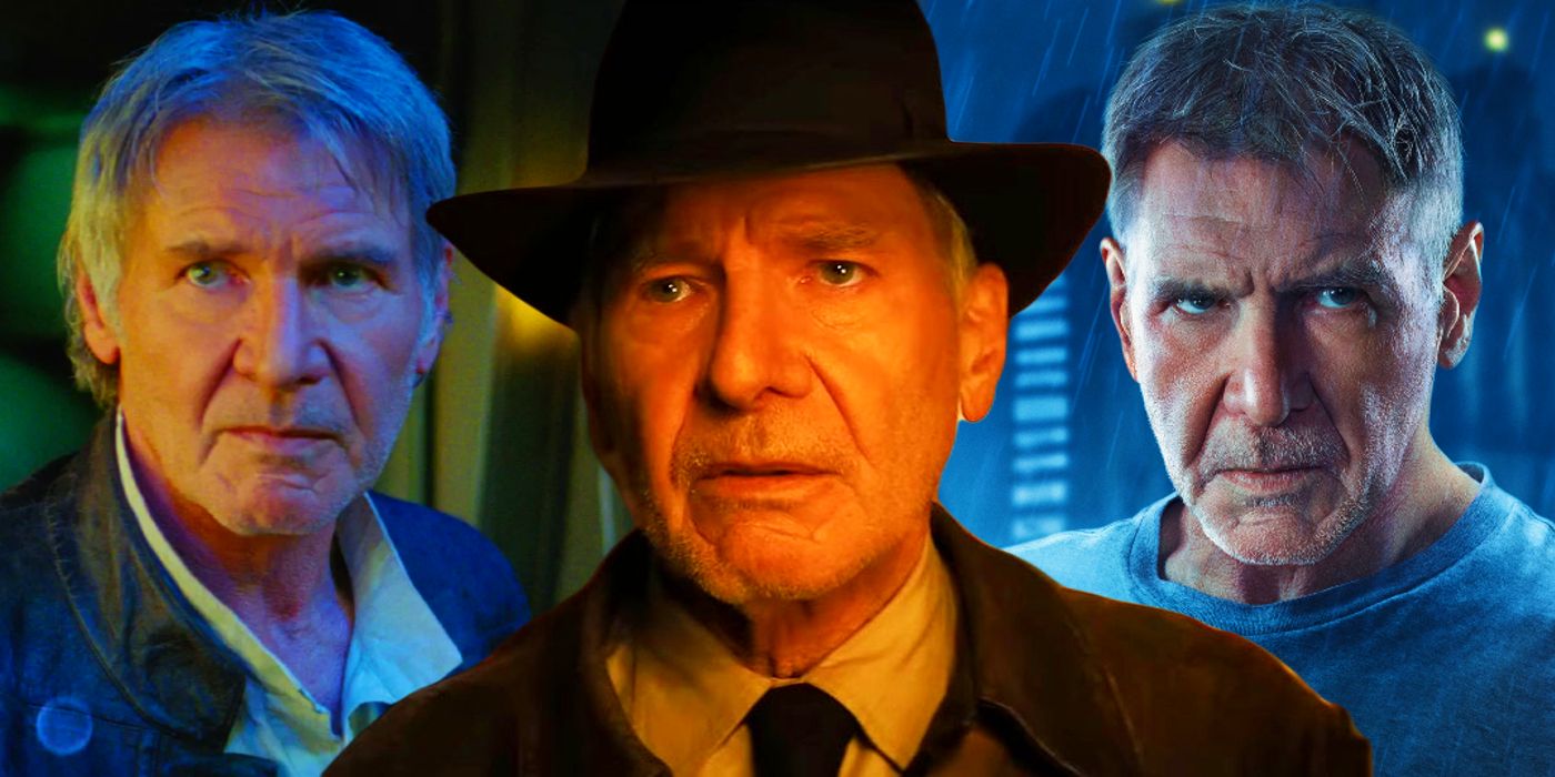 Imagen de Harrison Ford como Han Solo, Indiana Jones y Deckard Shaw 