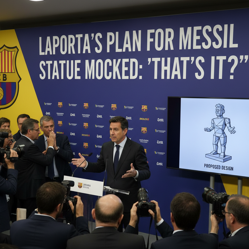 Rencana Laporta Bangun Patung Messi: Ciri-Ciri dan Dampaknya
