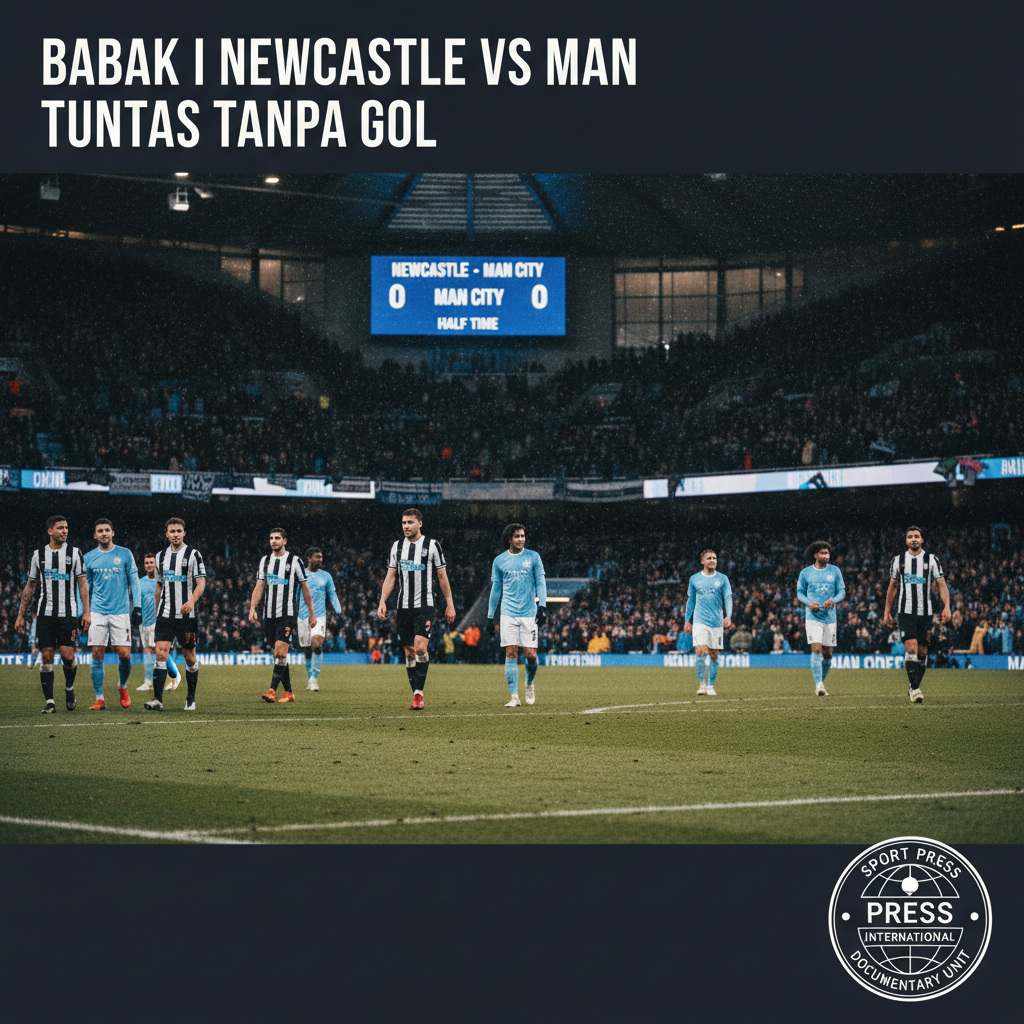 Babak I Newcastle Vs Man City Tuntas Tanpa Gol