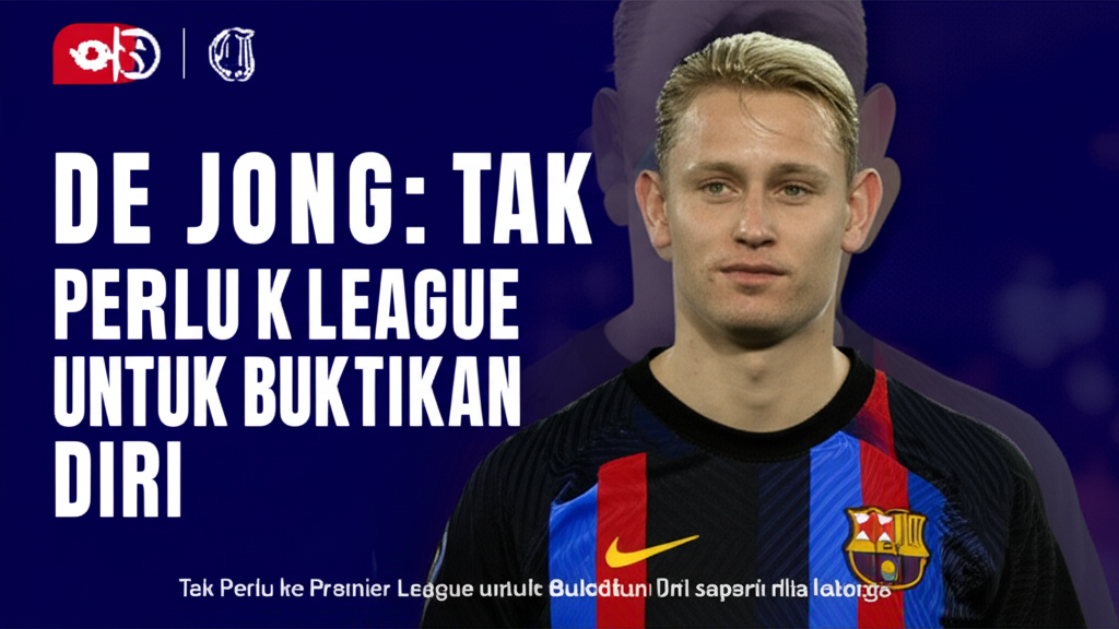De Jong: Tak Perlu ke Premier League untuk Buktikan Diri
