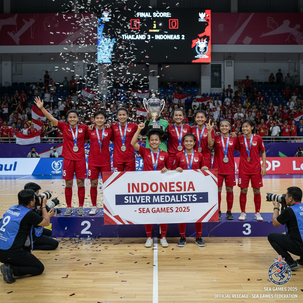 Hasil Final Futsal Putri SEA Games 2025: Indonesia Raih Perak